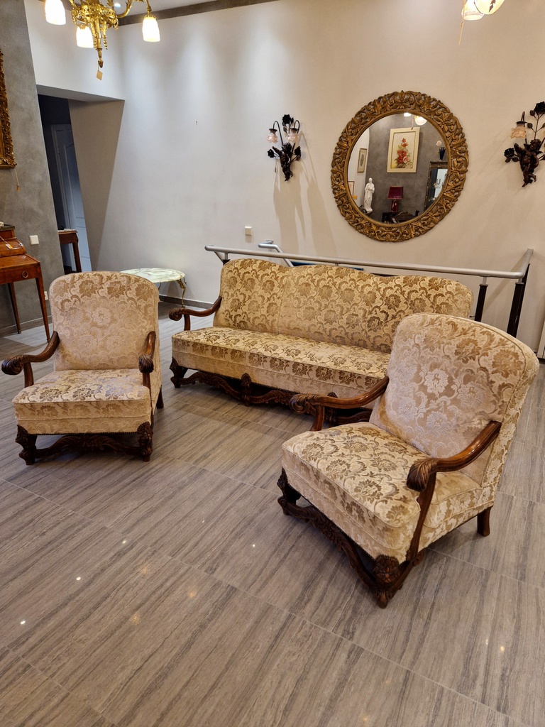 Sofa and Armchairs 2 pcs