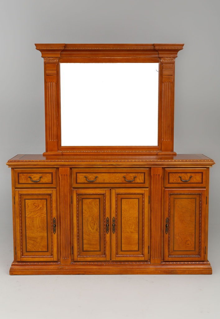 Sideboard Server with Mirror